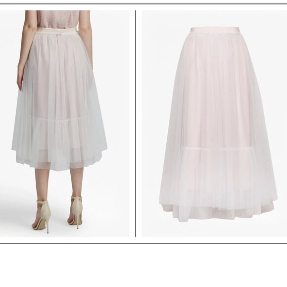 NWOT French Connection Carrie Tulle Midi Skirt - Picture 1 of 3